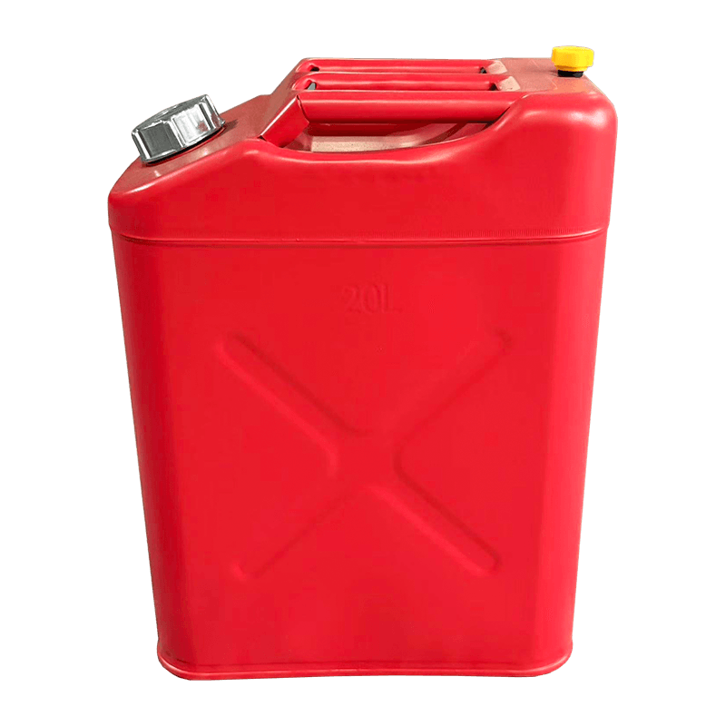 10L/20L matrød olietromle med aluminiumshætte